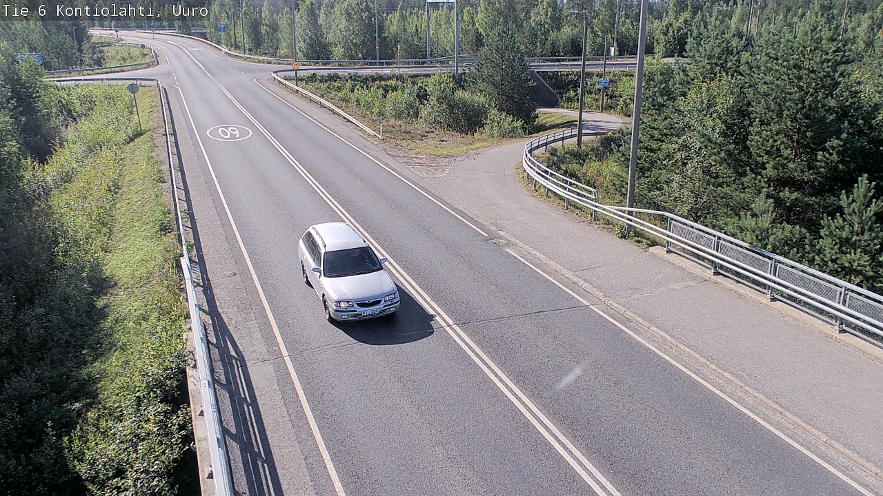 Weather Camera Image Road 6 Kontiolahti, Uuro, Kontiolahti, Pohjois-Karjala