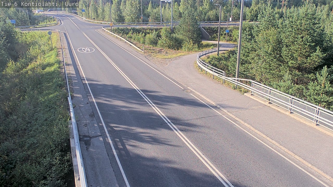 Kelikamerat Kuva Tie 6 Kontiolahti, Uuro, Kontiolahti, Pohjois-Karjala