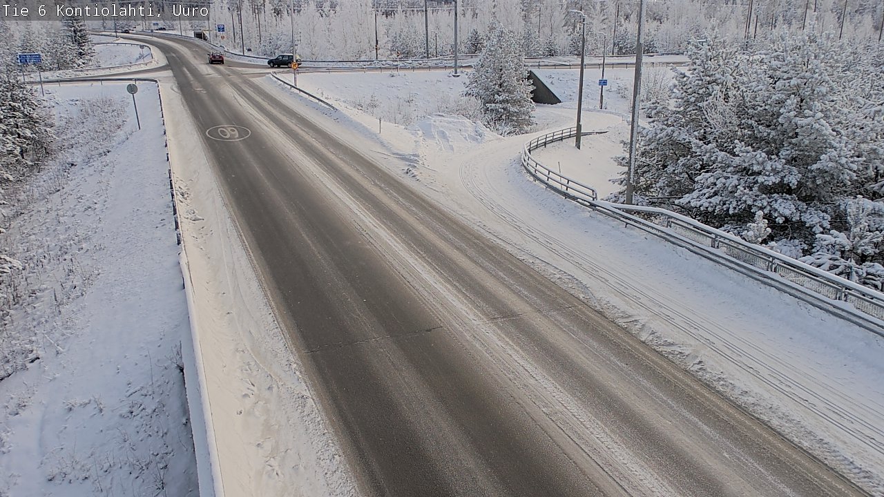 Weather Camera Image Road 6 Kontiolahti, Uuro, Kontiolahti, Pohjois-Karjala