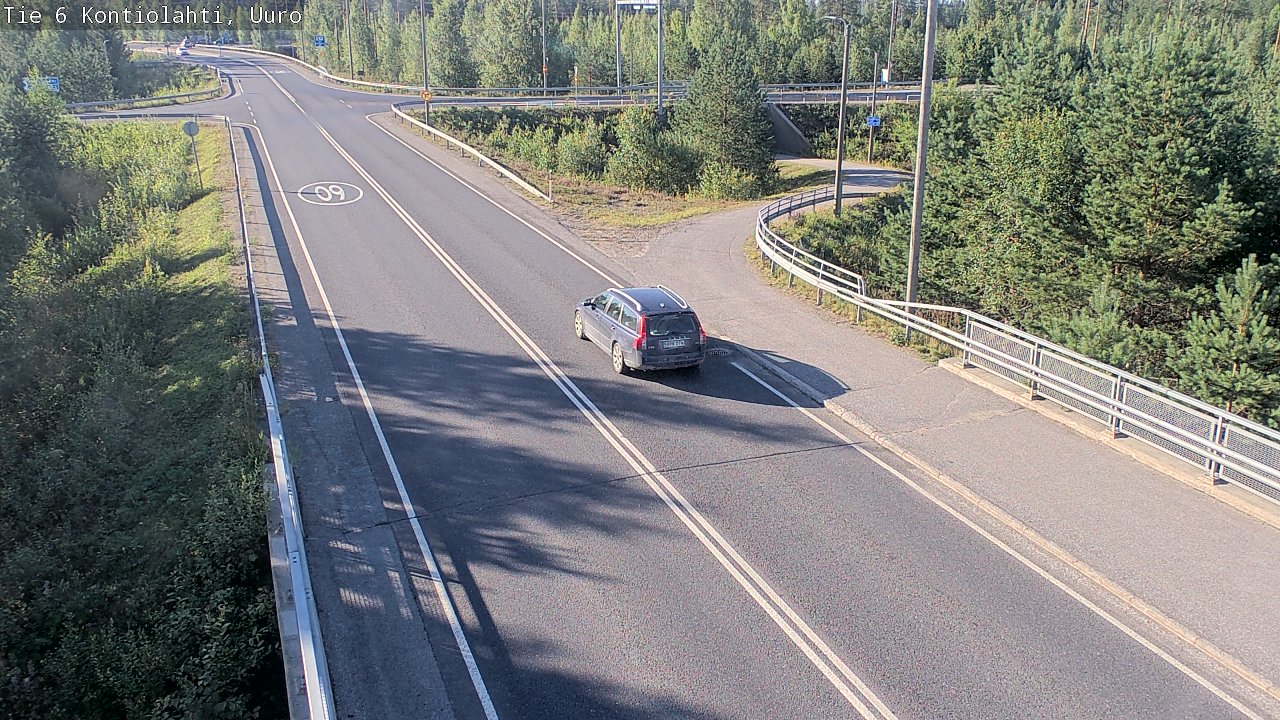 Weather Camera Image Road 6 Kontiolahti, Uuro, Kontiolahti, Pohjois-Karjala