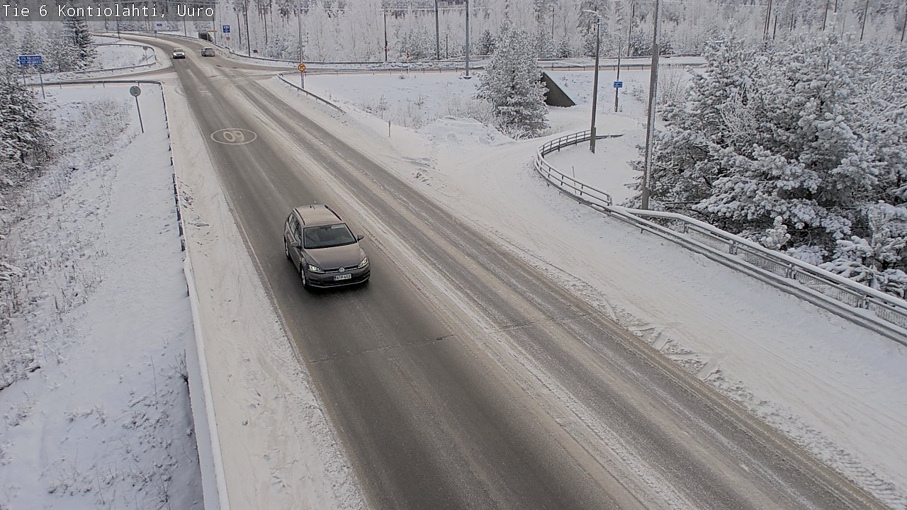 Weather Camera Image Väg 6 Kontiolax, Uuro, Kontiolahti, Pohjois-Karjala