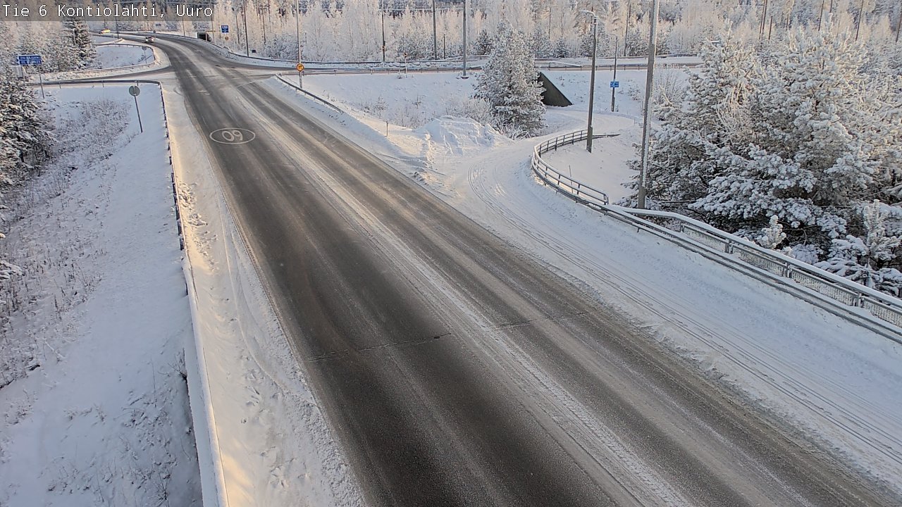 Weather Camera Image Road 6 Kontiolahti, Uuro, Kontiolahti, Pohjois-Karjala
