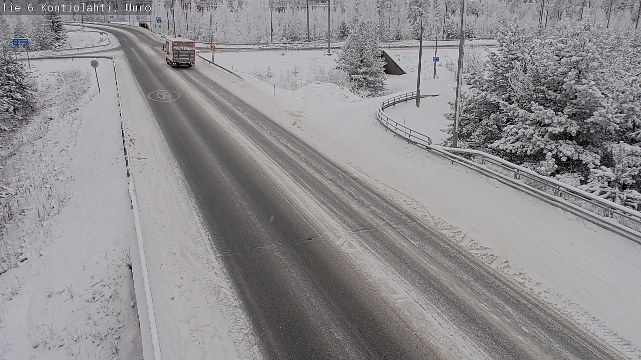 Weather Camera Image Väg 6 Kontiolax, Uuro, Kontiolahti, Pohjois-Karjala