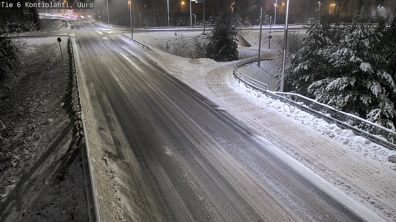 Weather Camera Image Väg 6 Kontiolax, Uuro, Kontiolahti, Pohjois-Karjala