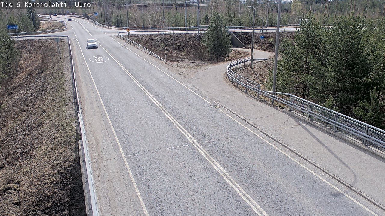 Kelikamerat Kuva Tie 6 Kontiolahti, Uuro, Kontiolahti, Pohjois-Karjala