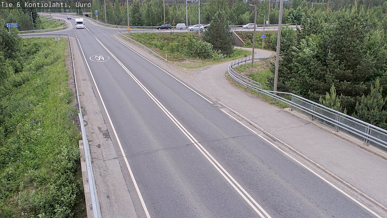 Kelikamerat Kuva Tie 6 Kontiolahti, Uuro, Kontiolahti, Pohjois-Karjala
