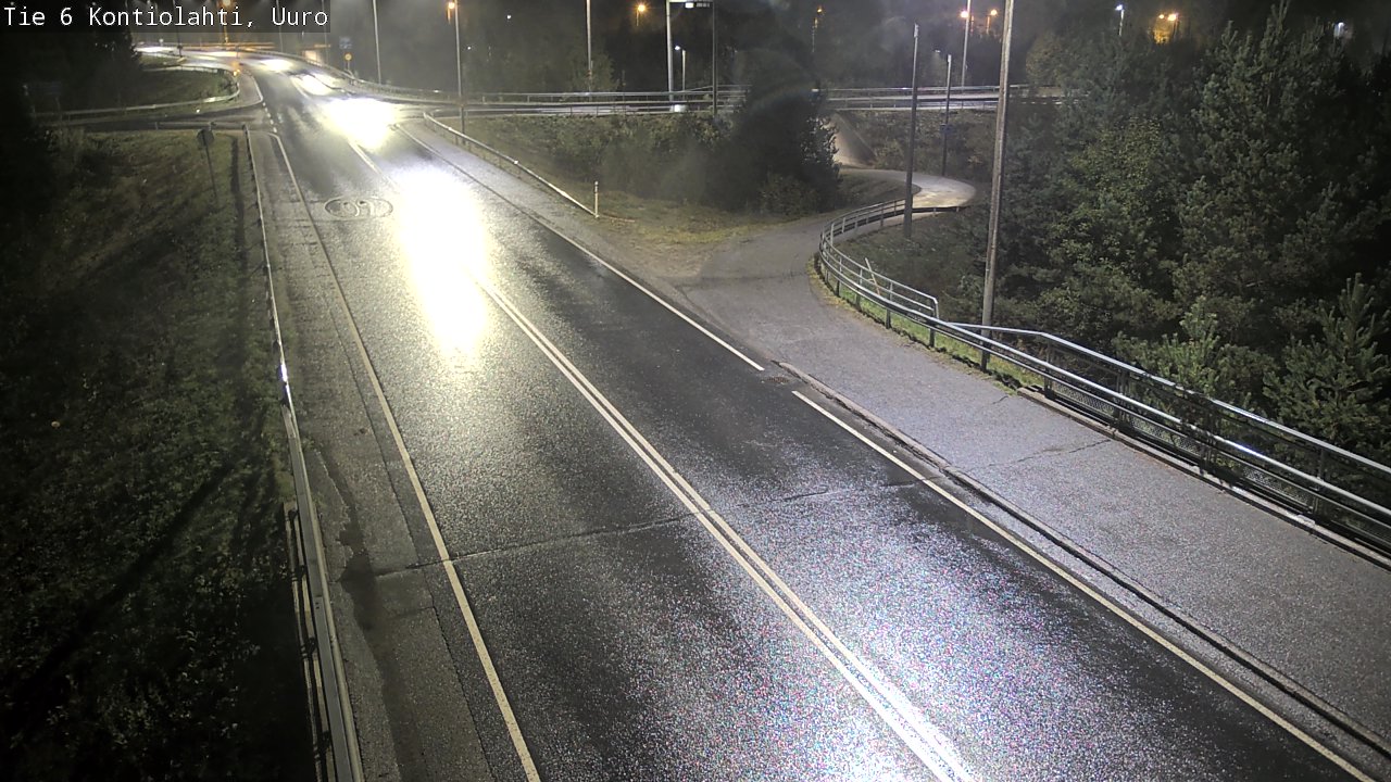 Weather Camera Image Road 6 Kontiolahti, Uuro, Kontiolahti, Pohjois-Karjala
