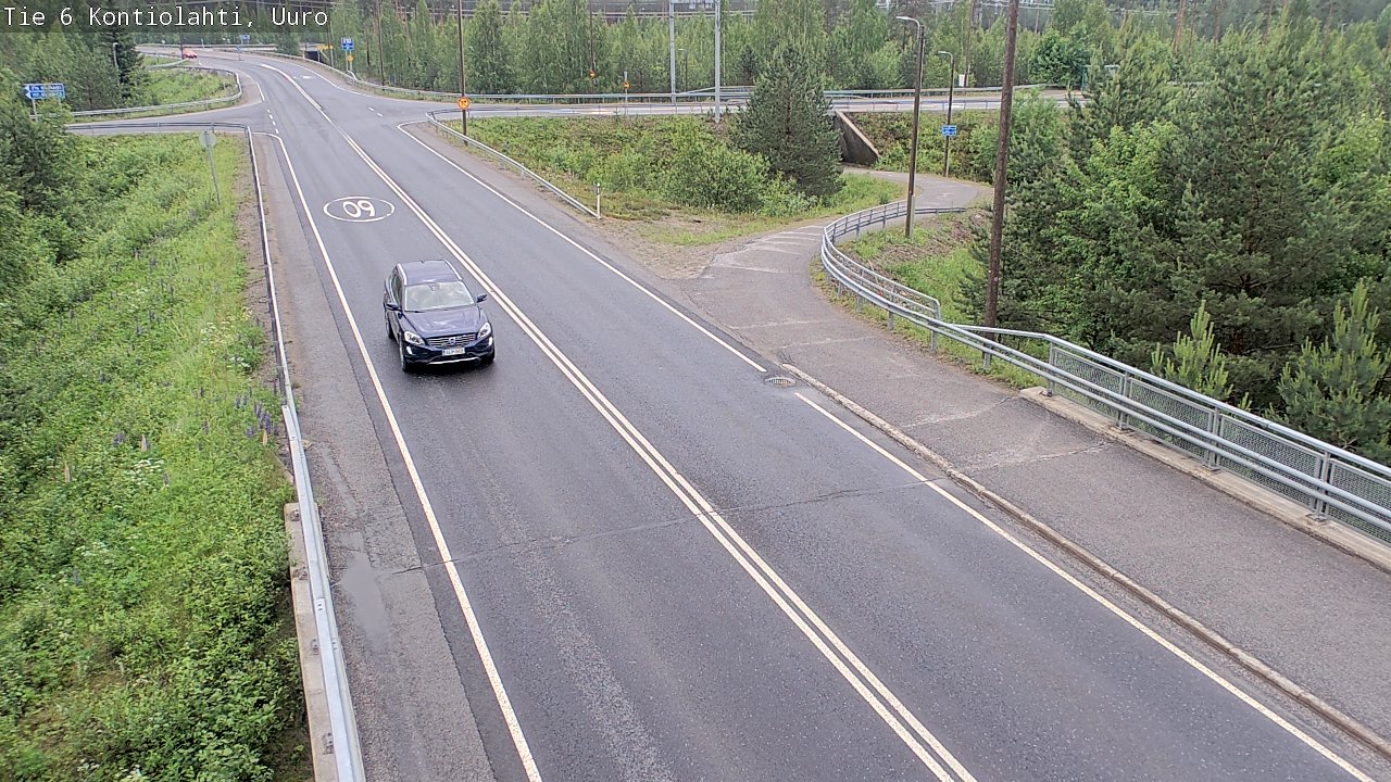Weather Camera Image Väg 6 Kontiolax, Uuro, Kontiolahti, Pohjois-Karjala
