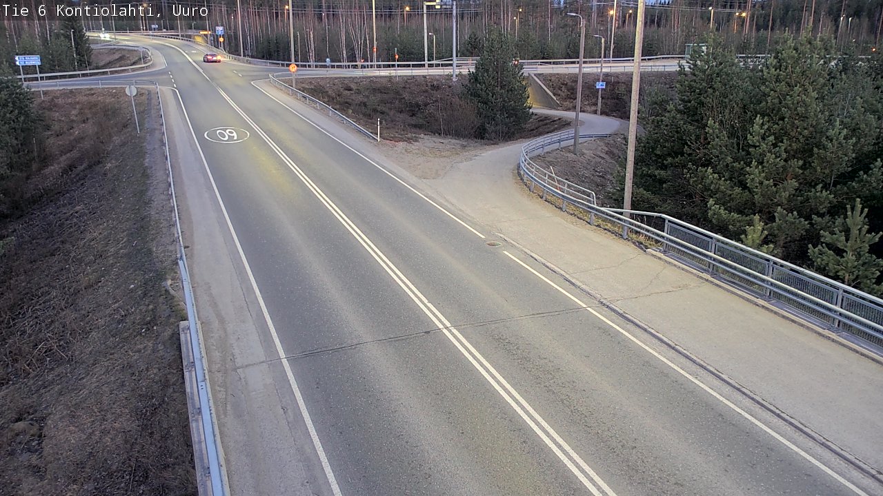 Kelikamerat Kuva Tie 6 Kontiolahti, Uuro, Kontiolahti, Pohjois-Karjala