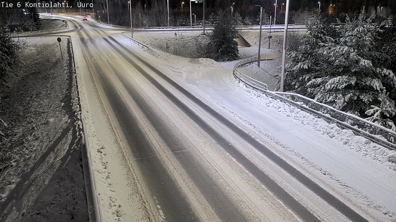 Weather Camera Image Väg 6 Kontiolax, Uuro, Kontiolahti, Pohjois-Karjala