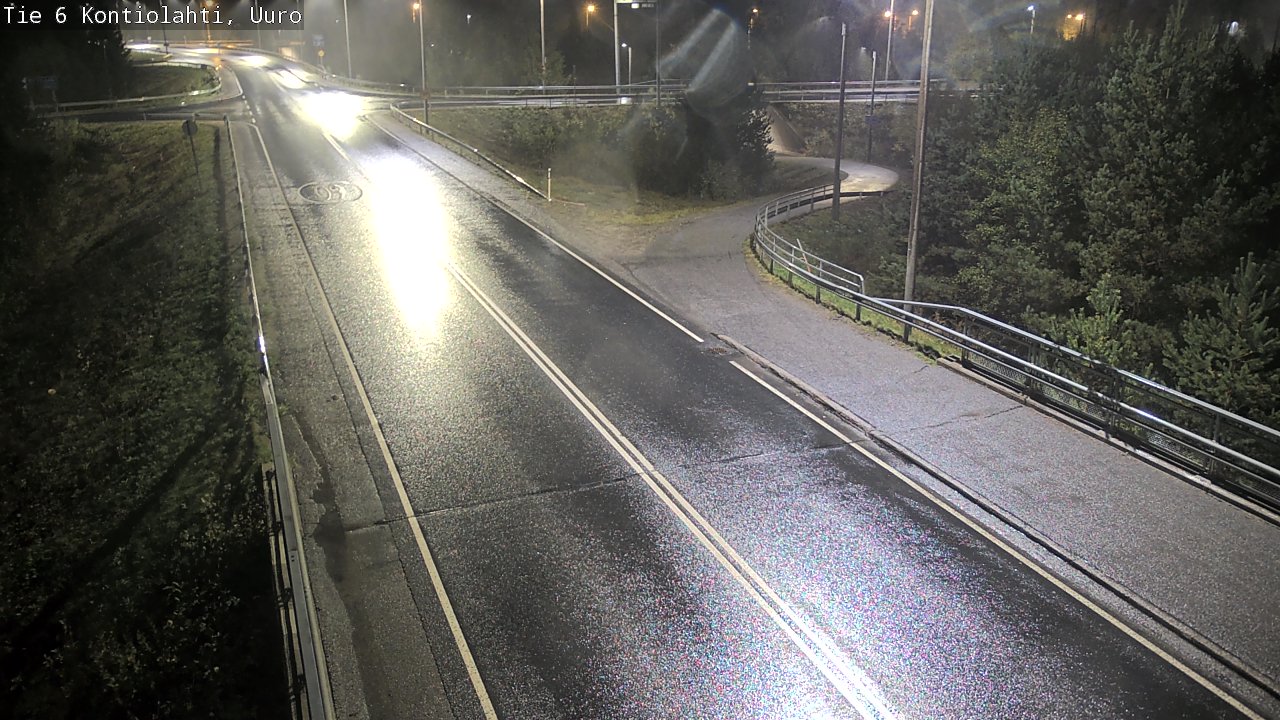 Weather Camera Image Road 6 Kontiolahti, Uuro, Kontiolahti, Pohjois-Karjala