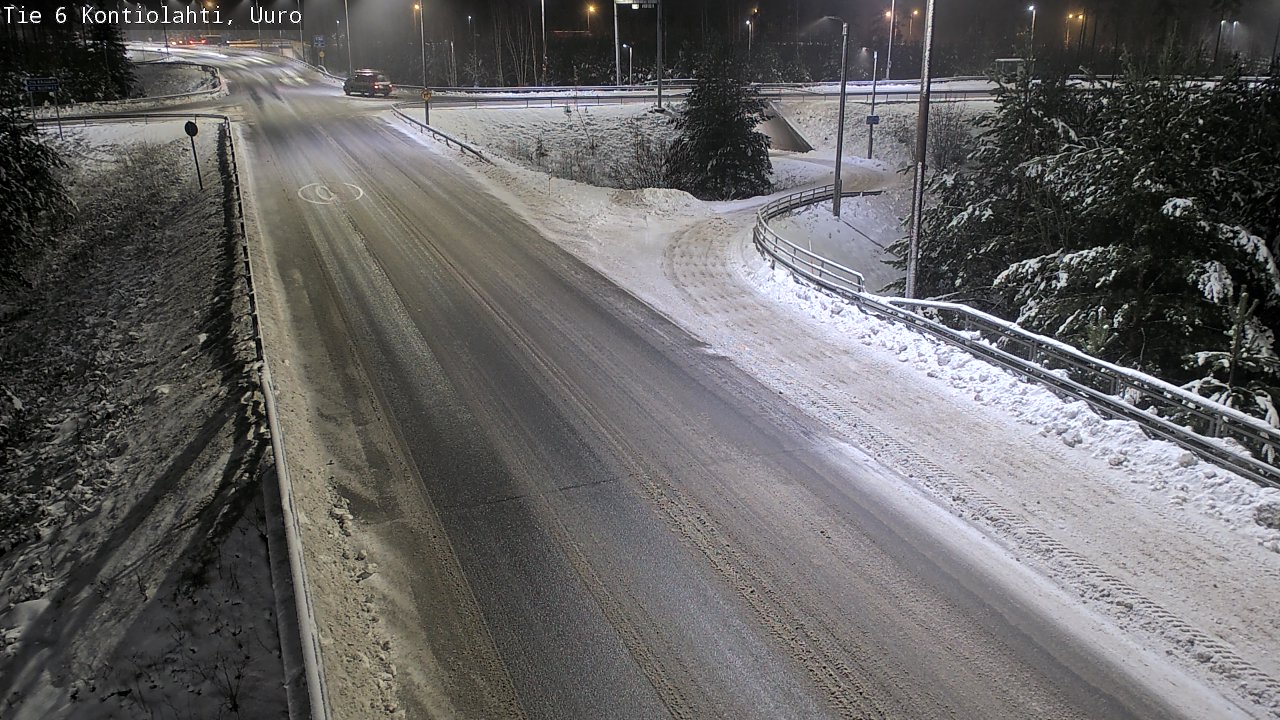 Weather Camera Image Väg 6 Kontiolax, Uuro, Kontiolahti, Pohjois-Karjala
