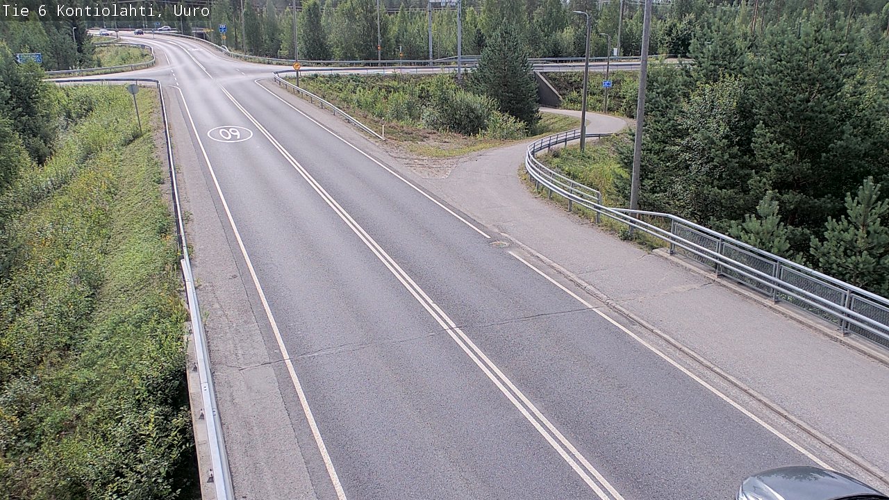 Weather Camera Image Road 6 Kontiolahti, Uuro, Kontiolahti, Pohjois-Karjala