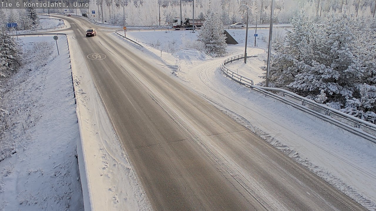 Weather Camera Image Väg 6 Kontiolax, Uuro, Kontiolahti, Pohjois-Karjala