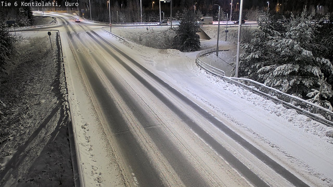 Weather Camera Image Väg 6 Kontiolax, Uuro, Kontiolahti, Pohjois-Karjala