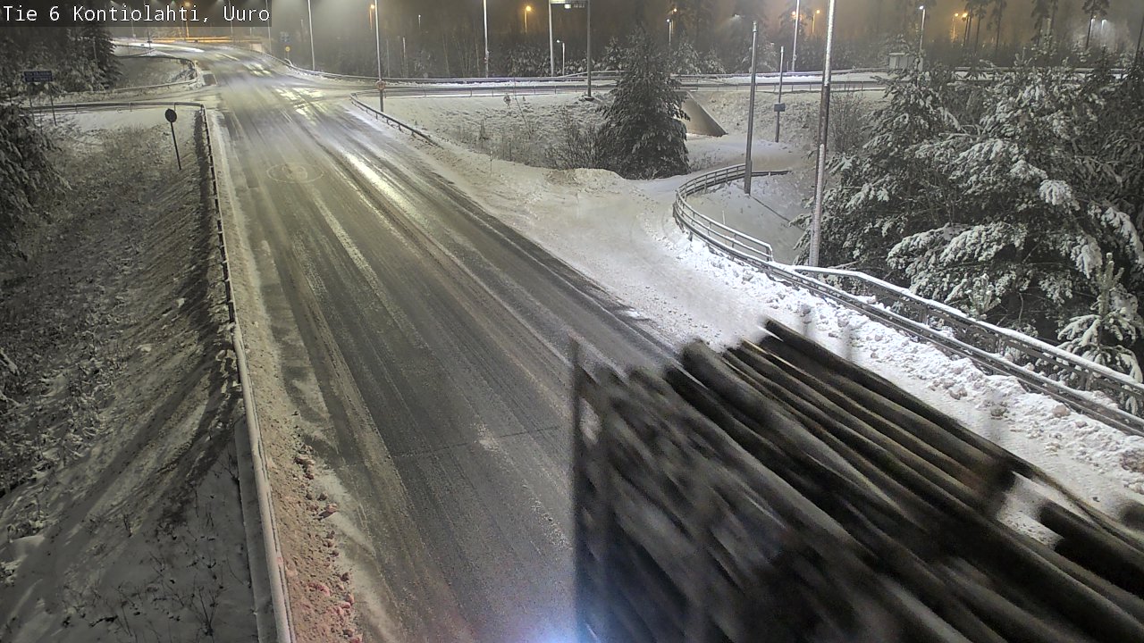 Weather Camera Image Väg 6 Kontiolax, Uuro, Kontiolahti, Pohjois-Karjala