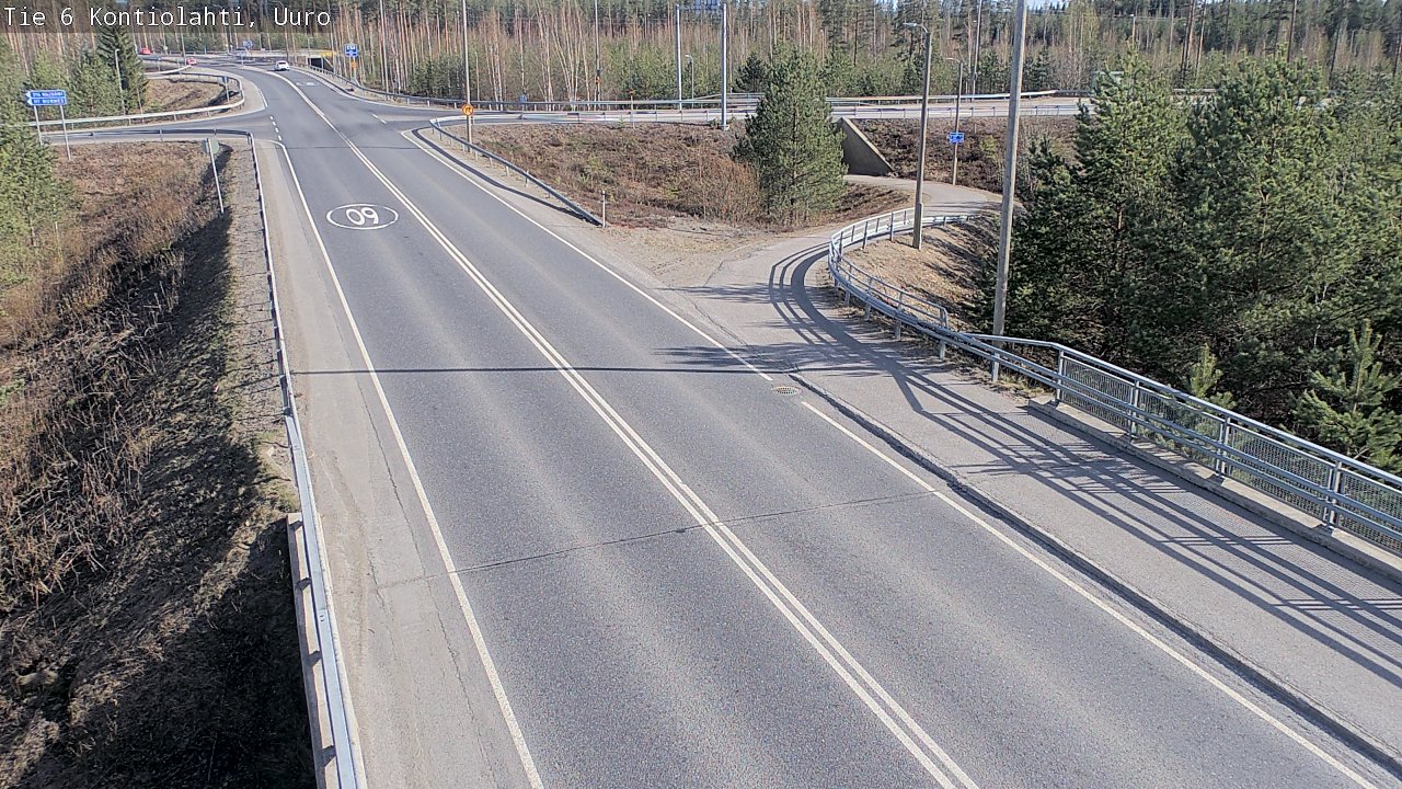 Kelikamerat Kuva Tie 6 Kontiolahti, Uuro, Kontiolahti, Pohjois-Karjala