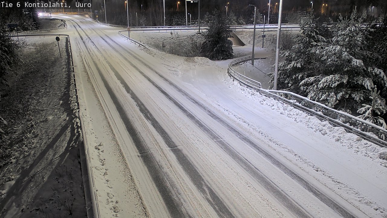 Weather Camera Image Väg 6 Kontiolax, Uuro, Kontiolahti, Pohjois-Karjala