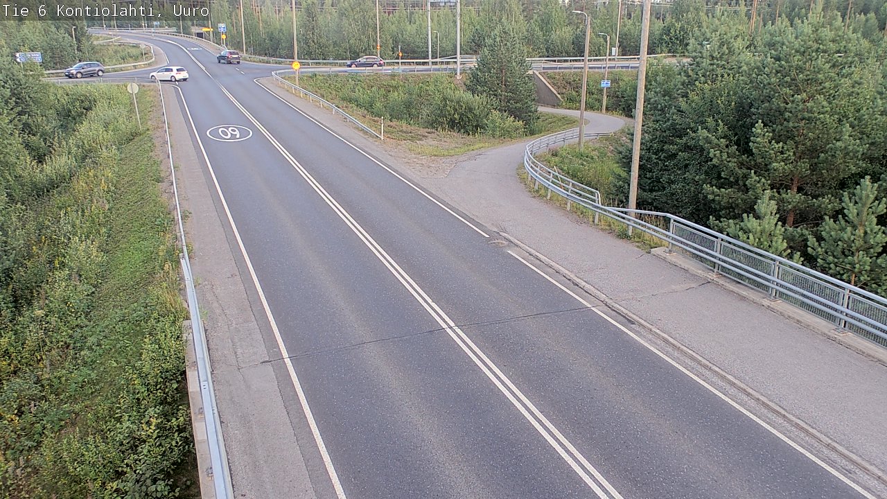 Kelikamerat Kuva Tie 6 Kontiolahti, Uuro, Kontiolahti, Pohjois-Karjala