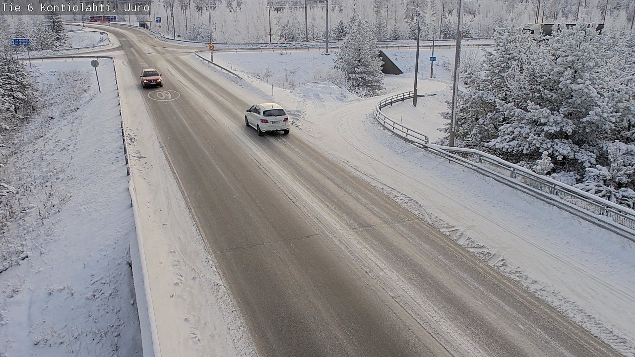 Weather Camera Image Väg 6 Kontiolax, Uuro, Kontiolahti, Pohjois-Karjala