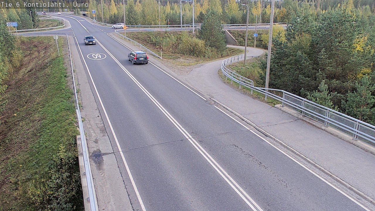 Kelikamerat Kuva Tie 6 Kontiolahti, Uuro, Kontiolahti, Pohjois-Karjala