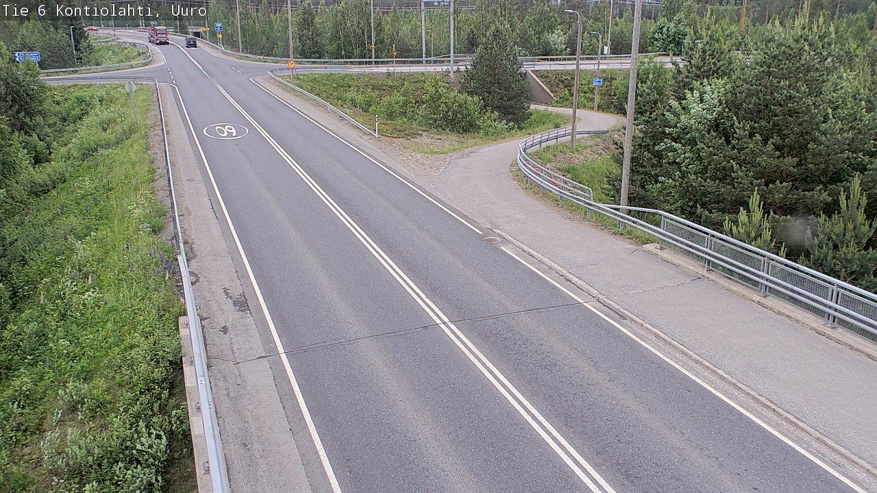 Kelikamerat Kuva Tie 6 Kontiolahti, Uuro, Kontiolahti, Pohjois-Karjala