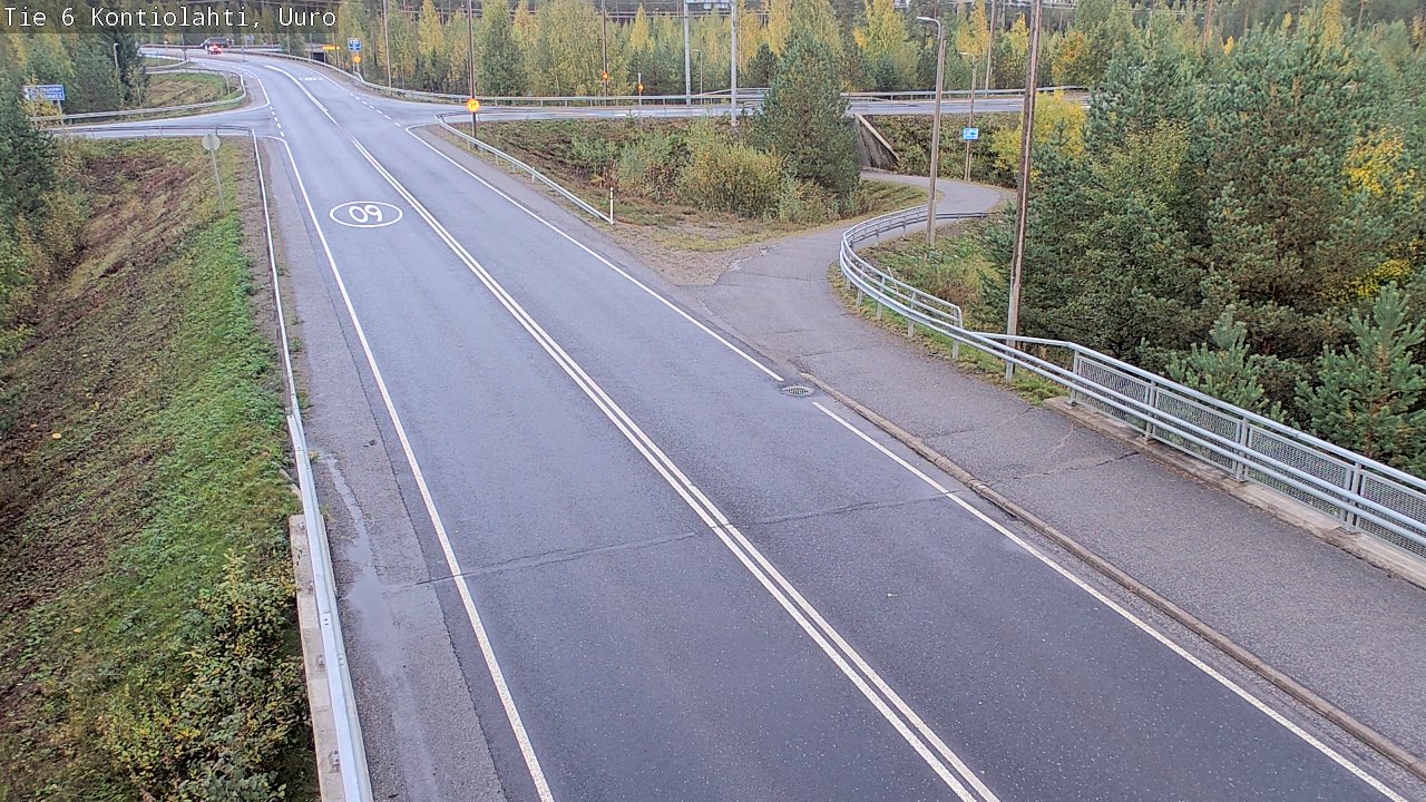 Weather Camera Image Road 6 Kontiolahti, Uuro, Kontiolahti, Pohjois-Karjala