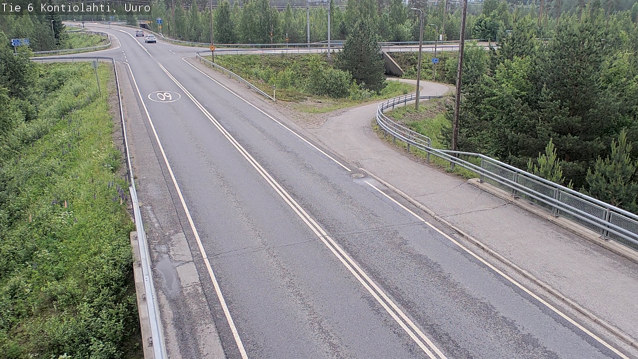 Weather Camera Image Väg 6 Kontiolax, Uuro, Kontiolahti, Pohjois-Karjala