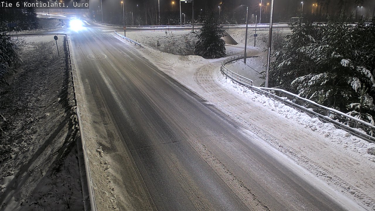 Weather Camera Image Väg 6 Kontiolax, Uuro, Kontiolahti, Pohjois-Karjala