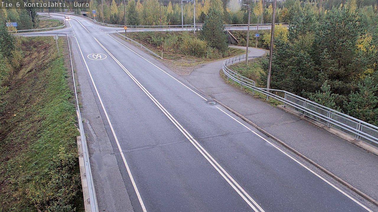 Weather Camera Image Road 6 Kontiolahti, Uuro, Kontiolahti, Pohjois-Karjala