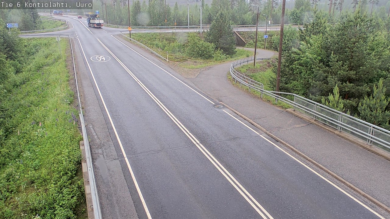 Kelikamerat Kuva Tie 6 Kontiolahti, Uuro, Kontiolahti, Pohjois-Karjala