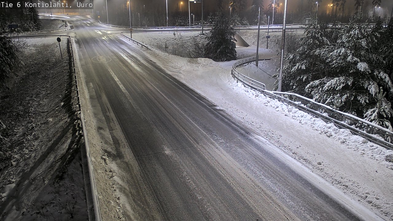 Weather Camera Image Väg 6 Kontiolax, Uuro, Kontiolahti, Pohjois-Karjala