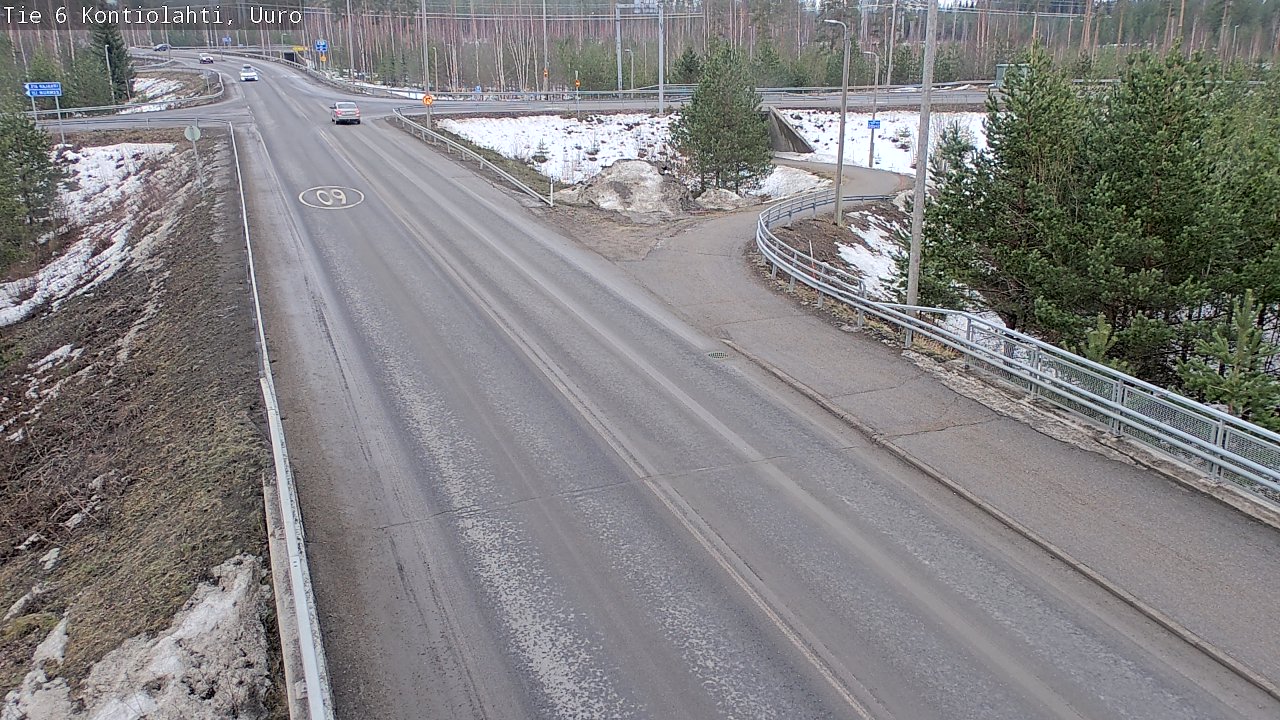 Weather Camera Image Väg 6 Kontiolax, Uuro, Kontiolahti, Pohjois-Karjala