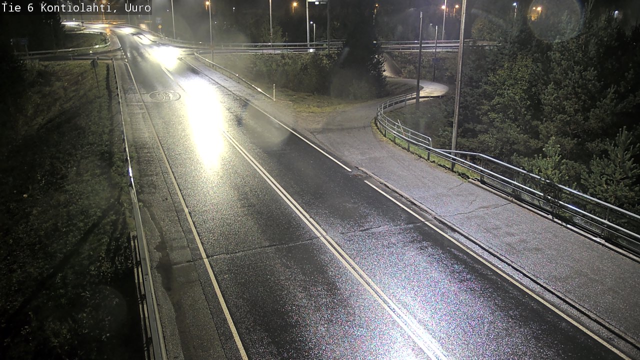Weather Camera Image Road 6 Kontiolahti, Uuro, Kontiolahti, Pohjois-Karjala