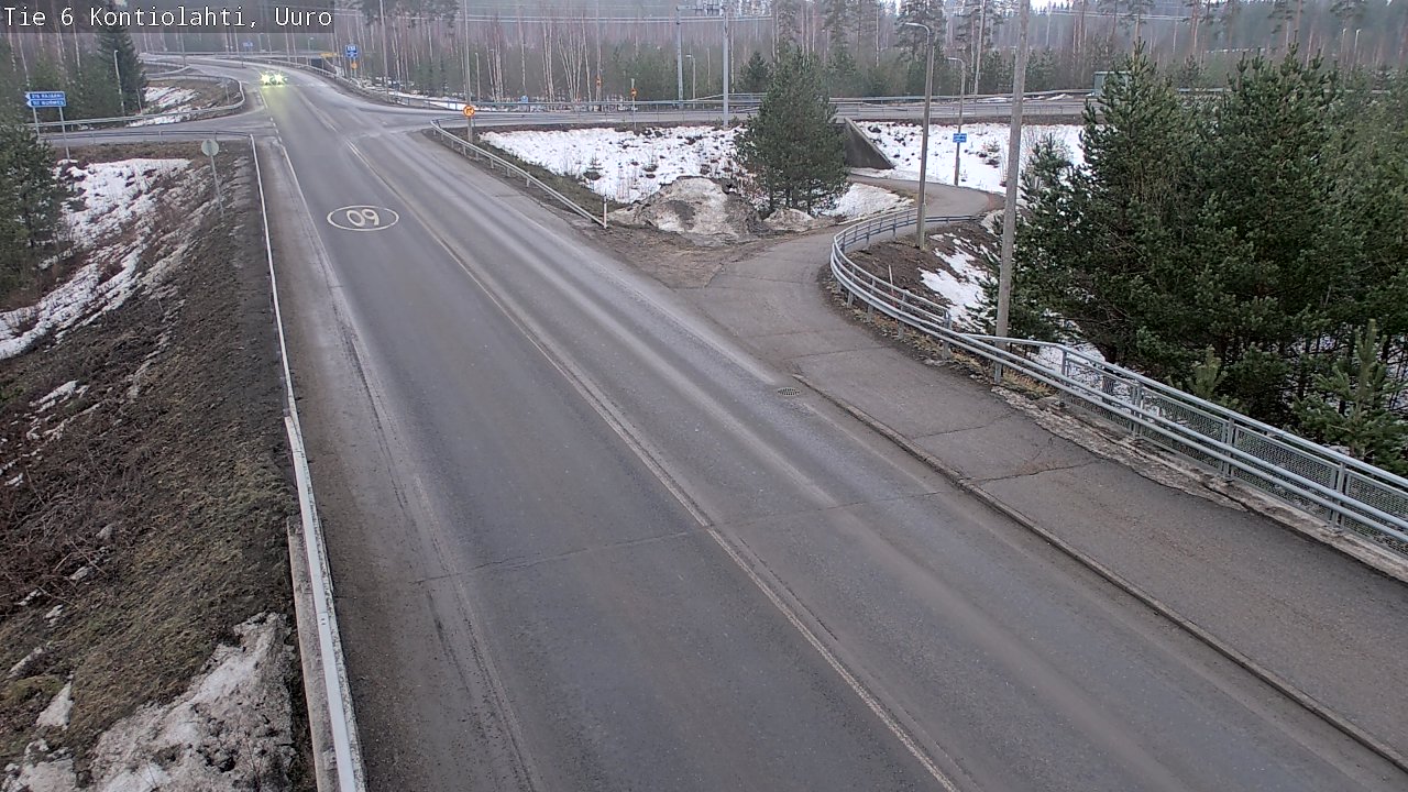 Weather Camera Image Väg 6 Kontiolax, Uuro, Kontiolahti, Pohjois-Karjala