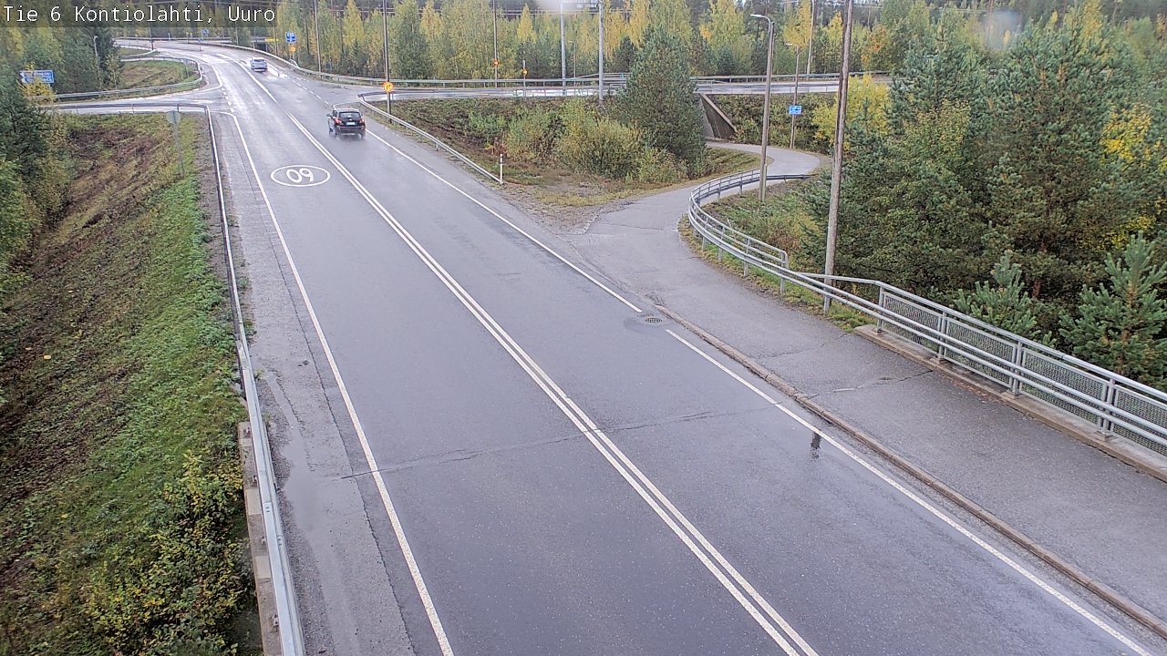 Weather Camera Image Road 6 Kontiolahti, Uuro, Kontiolahti, Pohjois-Karjala