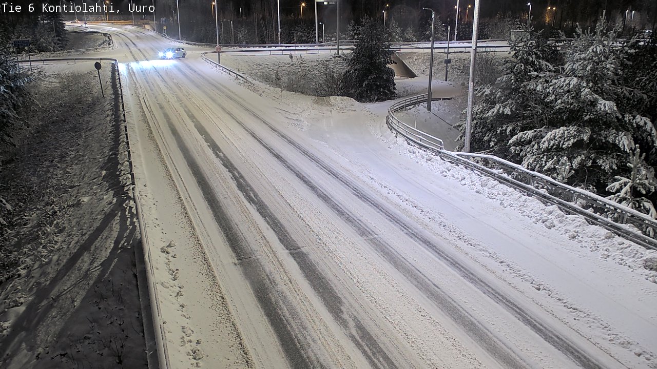Weather Camera Image Väg 6 Kontiolax, Uuro, Kontiolahti, Pohjois-Karjala
