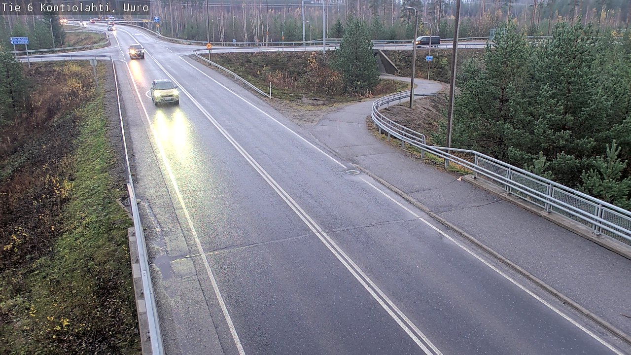 Kelikamerat Kuva Tie 6 Kontiolahti, Uuro, Kontiolahti, Pohjois-Karjala