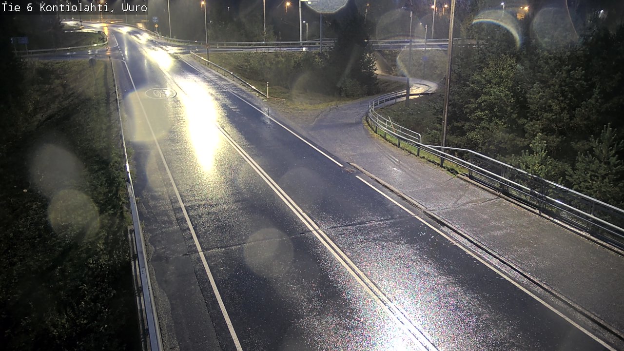 Weather Camera Image Road 6 Kontiolahti, Uuro, Kontiolahti, Pohjois-Karjala