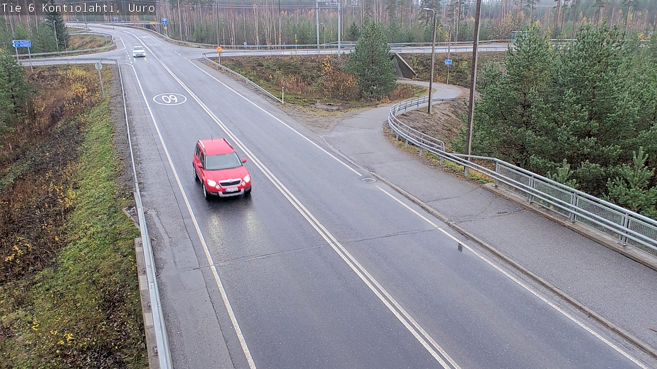 Kelikamerat Kuva Tie 6 Kontiolahti, Uuro, Kontiolahti, Pohjois-Karjala