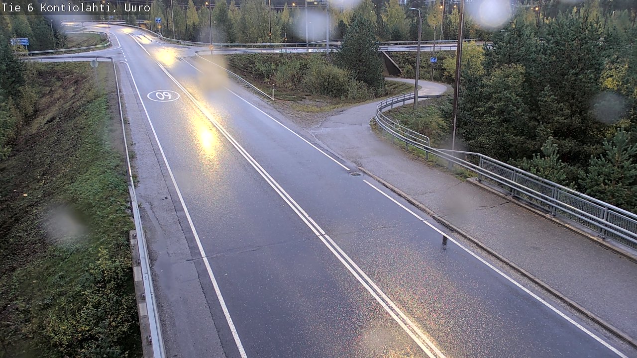Weather Camera Image Road 6 Kontiolahti, Uuro, Kontiolahti, Pohjois-Karjala