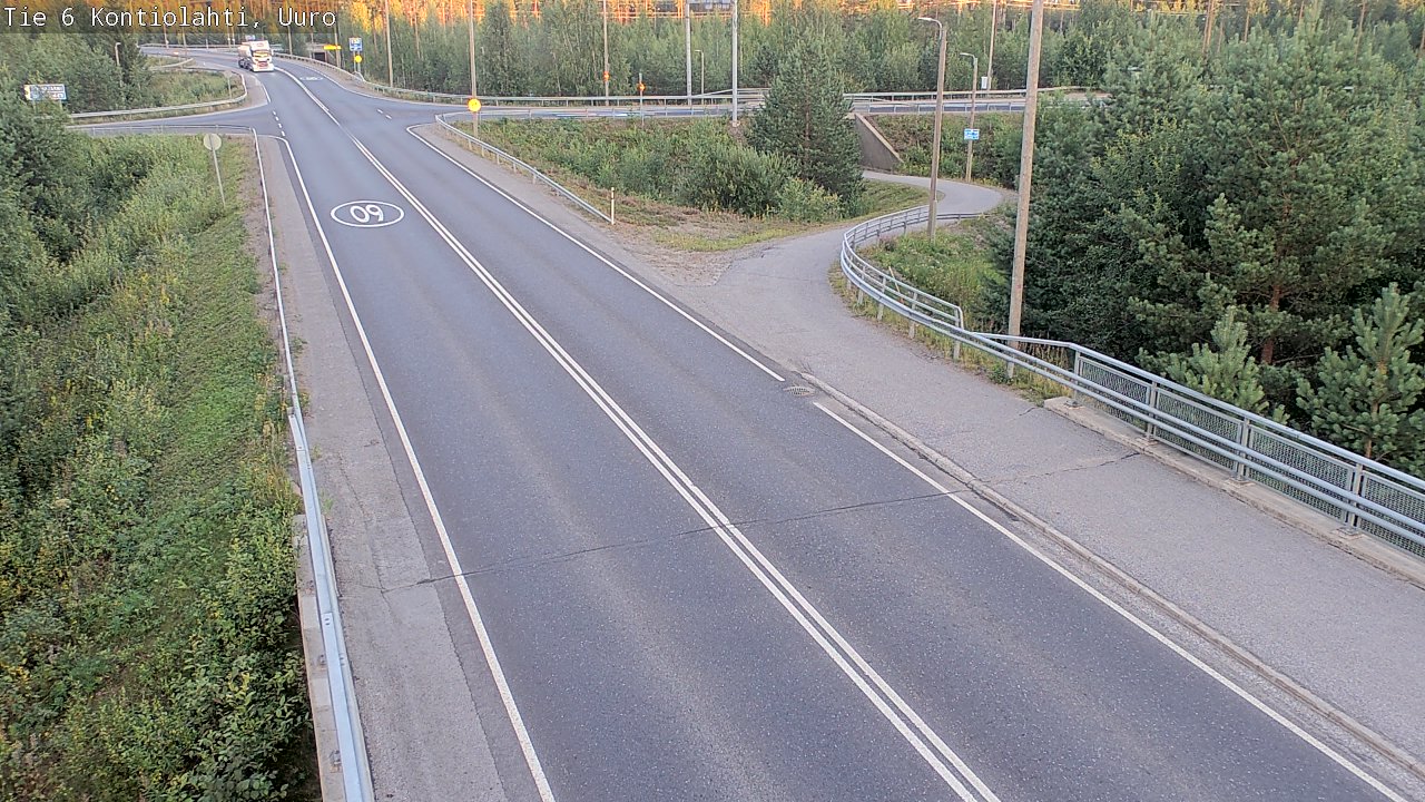Kelikamerat Kuva Tie 6 Kontiolahti, Uuro, Kontiolahti, Pohjois-Karjala