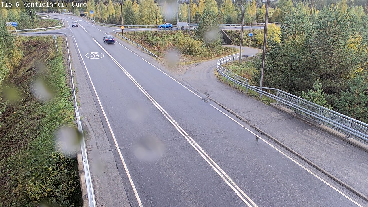 Weather Camera Image Road 6 Kontiolahti, Uuro, Kontiolahti, Pohjois-Karjala