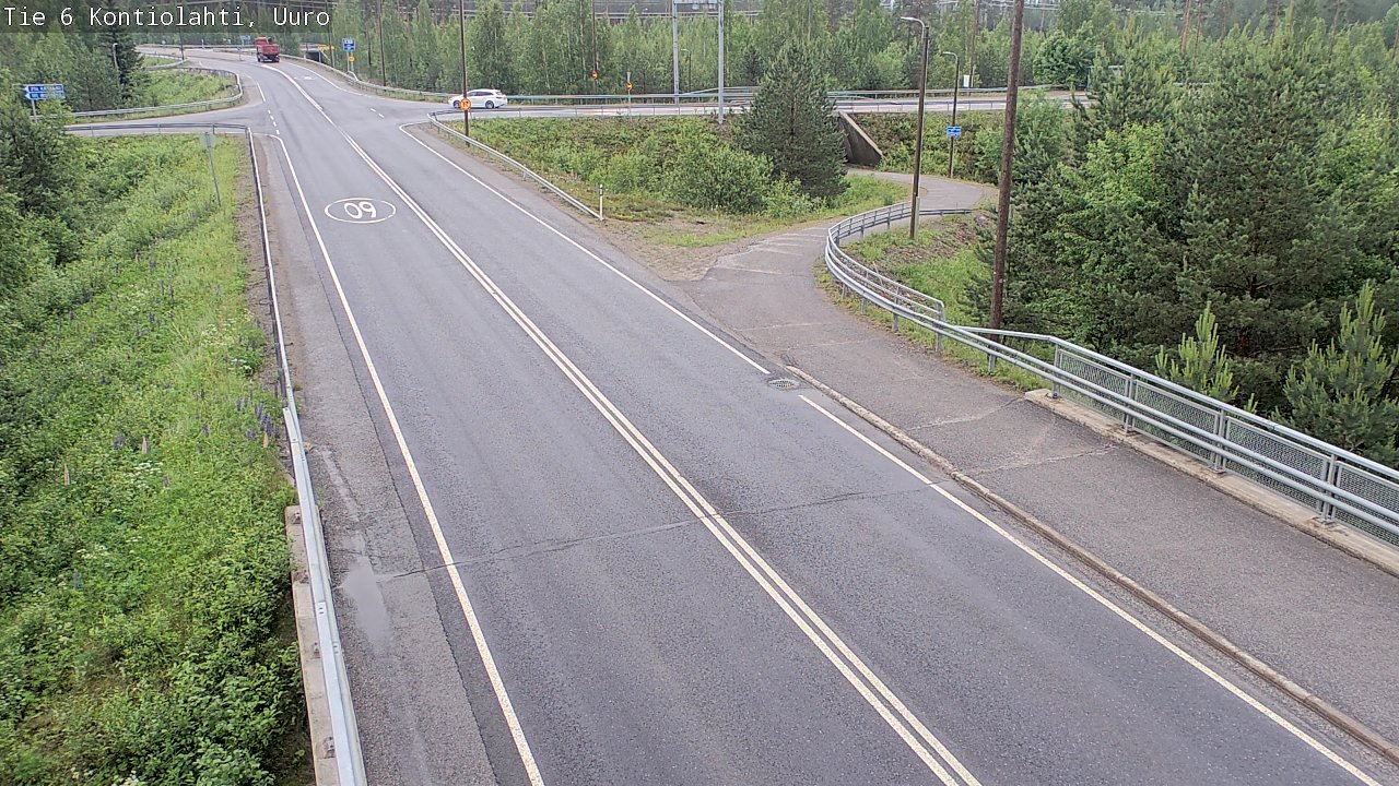 Weather Camera Image Väg 6 Kontiolax, Uuro, Kontiolahti, Pohjois-Karjala