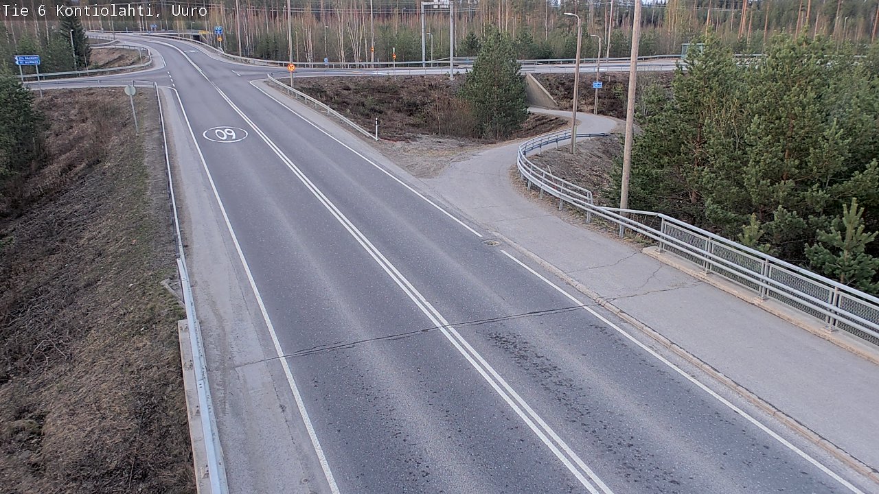 Kelikamerat Kuva Tie 6 Kontiolahti, Uuro, Kontiolahti, Pohjois-Karjala