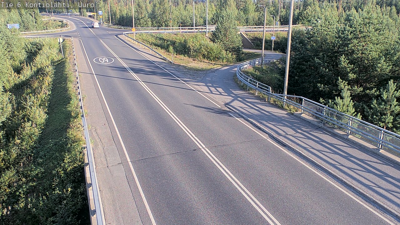 Kelikamerat Kuva Tie 6 Kontiolahti, Uuro, Kontiolahti, Pohjois-Karjala