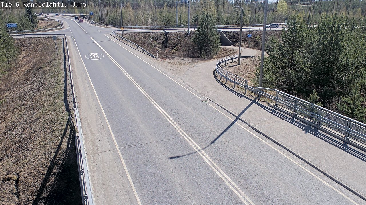 Weather Camera Image Väg 6 Kontiolax, Uuro, Kontiolahti, Pohjois-Karjala