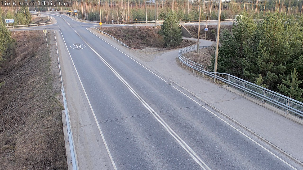 Kelikamerat Kuva Tie 6 Kontiolahti, Uuro, Kontiolahti, Pohjois-Karjala