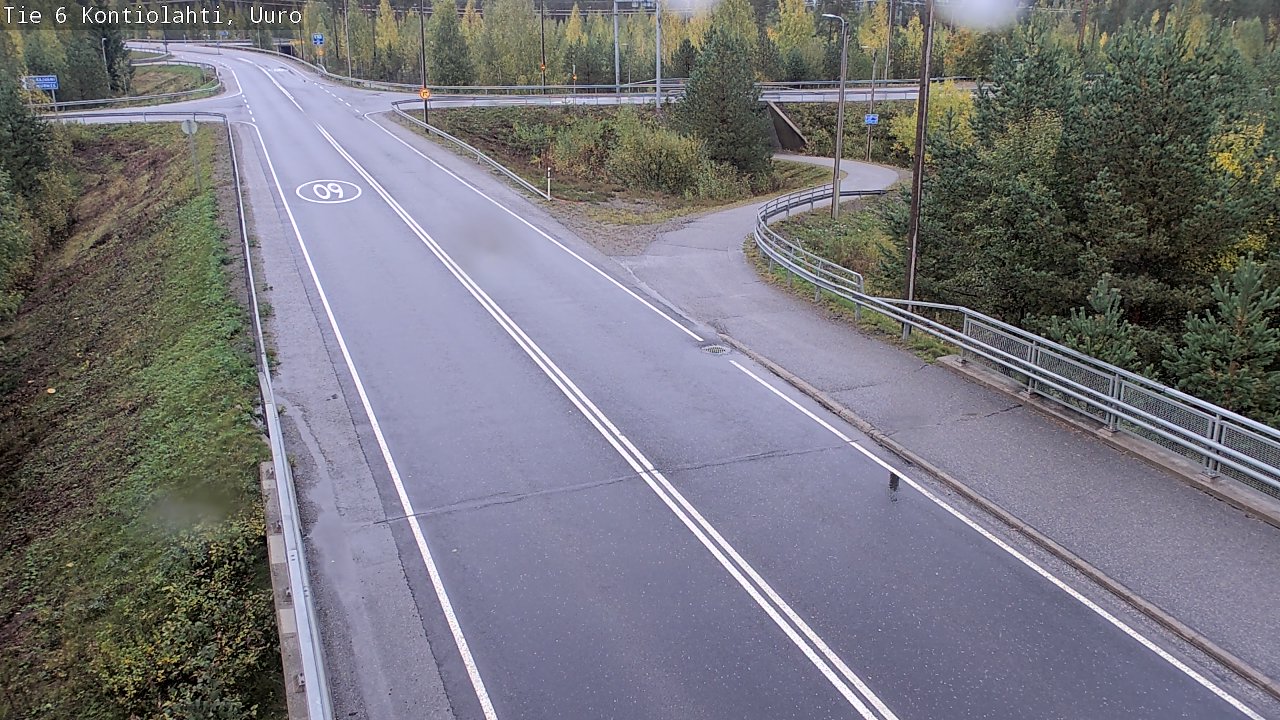 Weather Camera Image Road 6 Kontiolahti, Uuro, Kontiolahti, Pohjois-Karjala