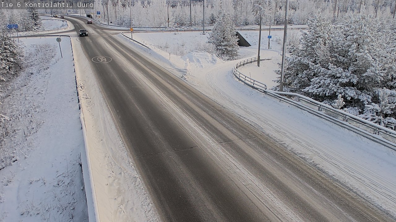 Weather Camera Image Road 6 Kontiolahti, Uuro, Kontiolahti, Pohjois-Karjala